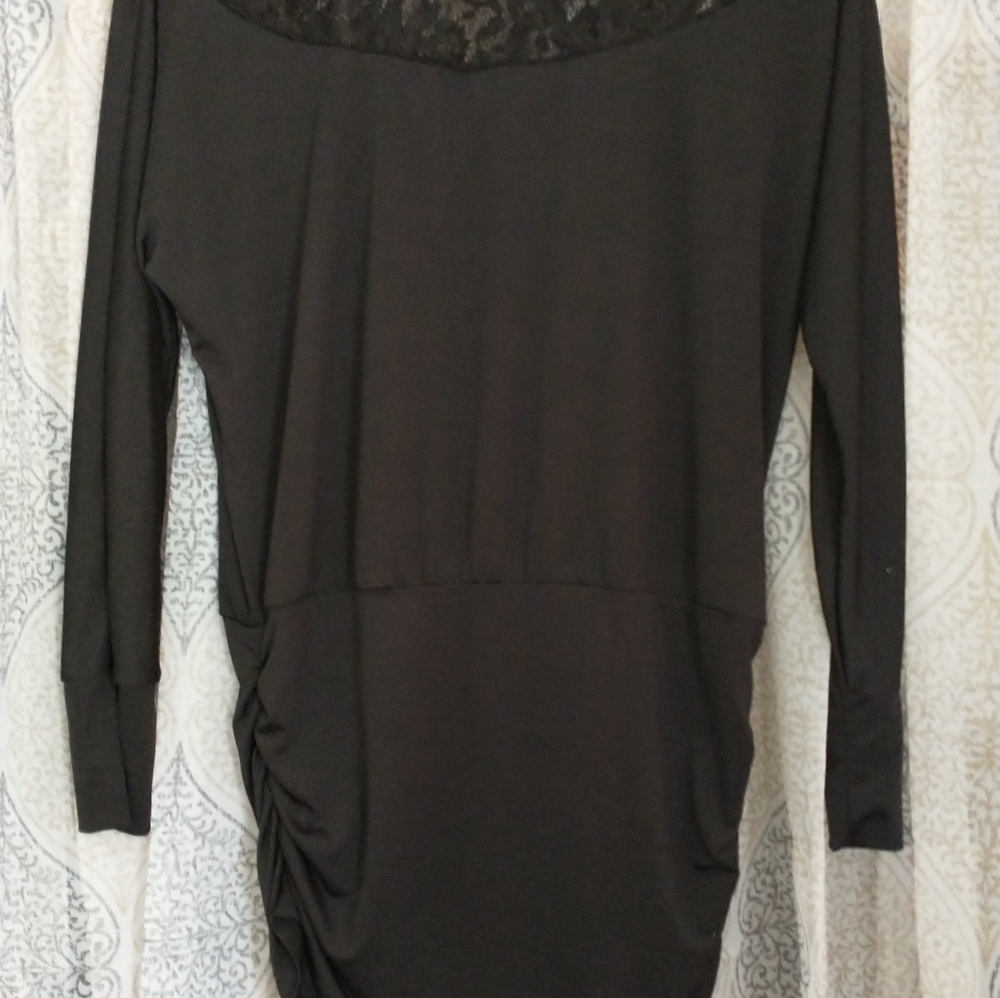 Black lacey top